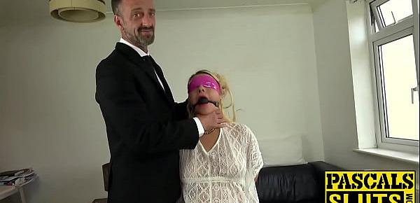  Gagged slut submits to master Pascals relentless pounding